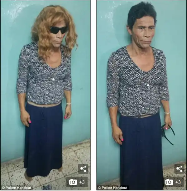 Busted! Male Inmate Tries To Escape Prison By Dressing As A Woman See Photos